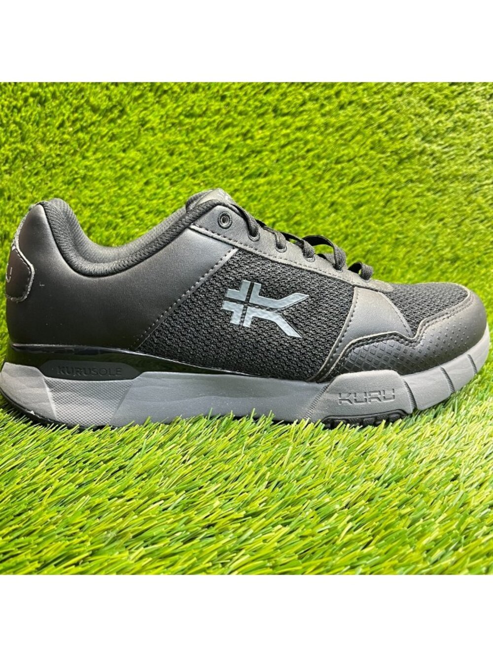 Kuru Quantum 2.0 Mens Size 11.5E Black Athletic Running Walking Shoes Sneakers